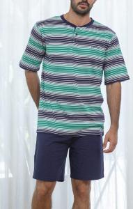 Pijama hombre corto 100% ALGODON 3XL